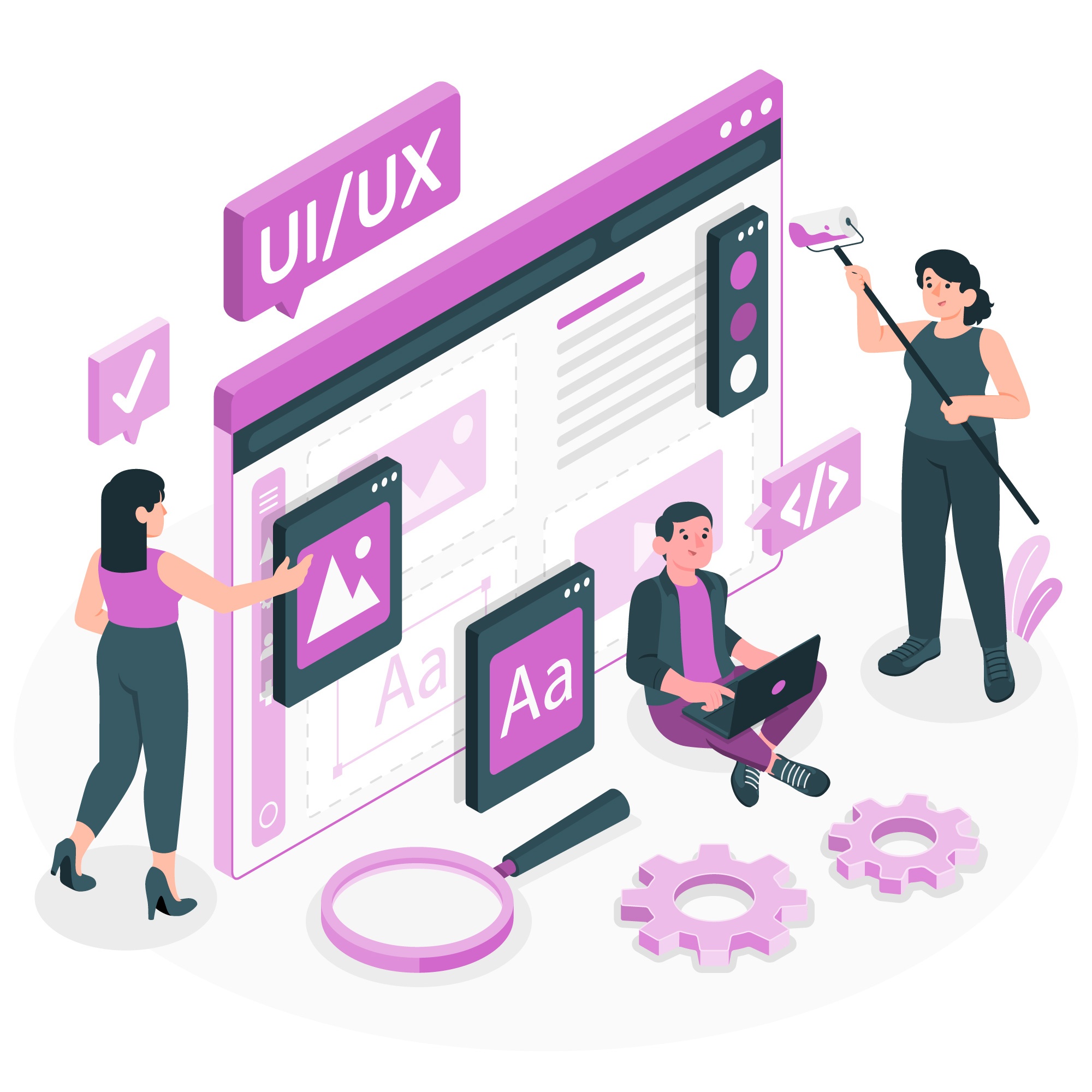 U)-UX web design